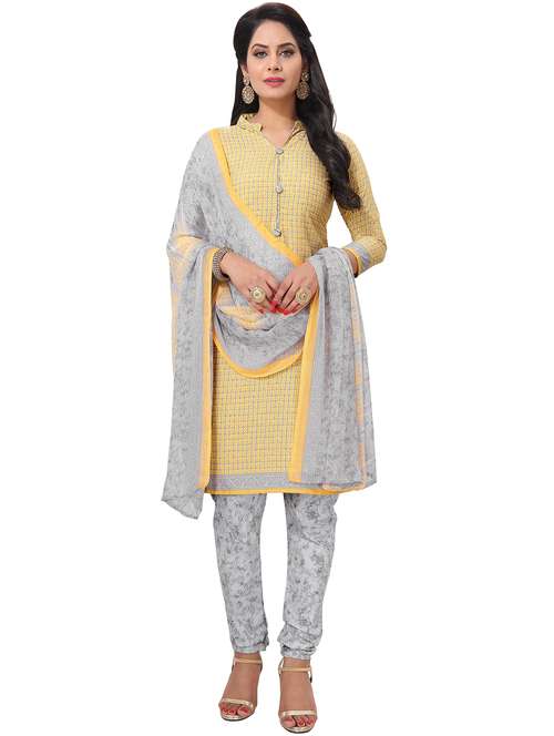 women printed unstitched suits - 21557395 -  Standard Image - 0