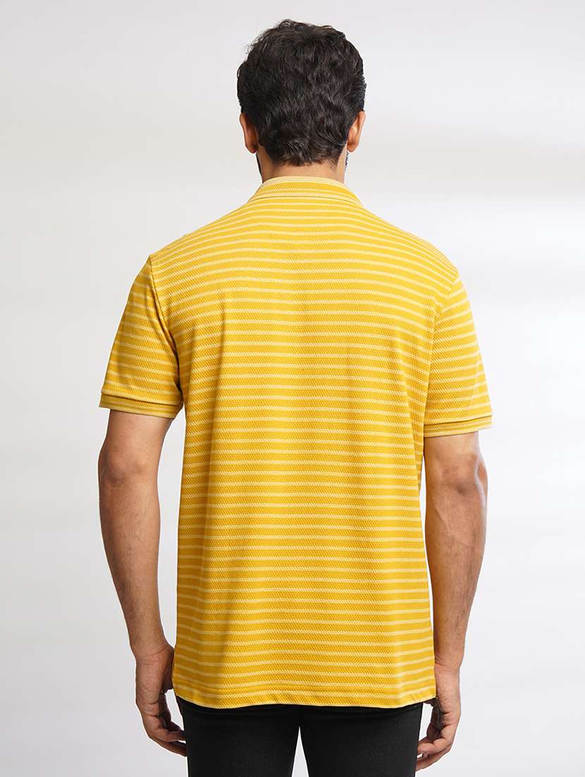 men stripes polo neck t-shirt - 21557417 -  Standard Image - 2