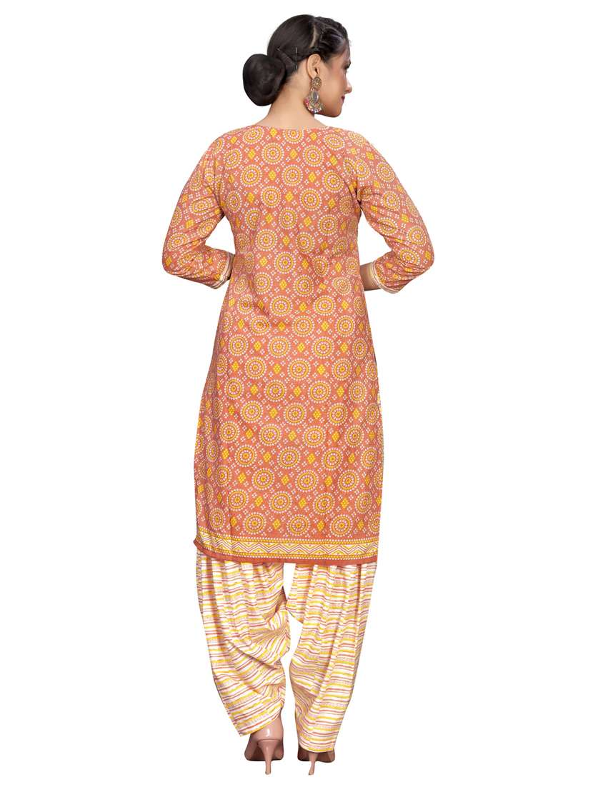 women bandhani kurta salwar set with dupatta - 21558158 -  Standard Image - 2