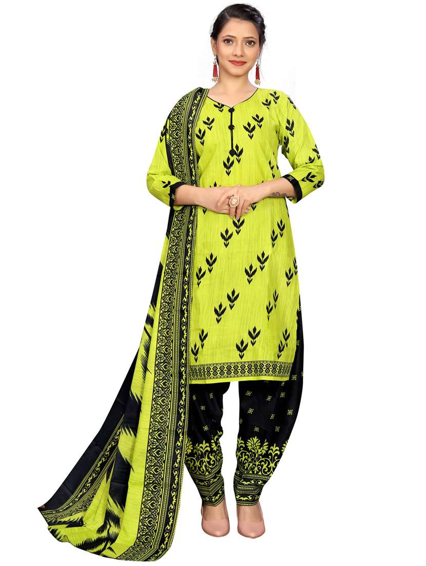 women three quarter sleeve kurta salwar with dupatta set - 21558168 - Zoom Image - 0