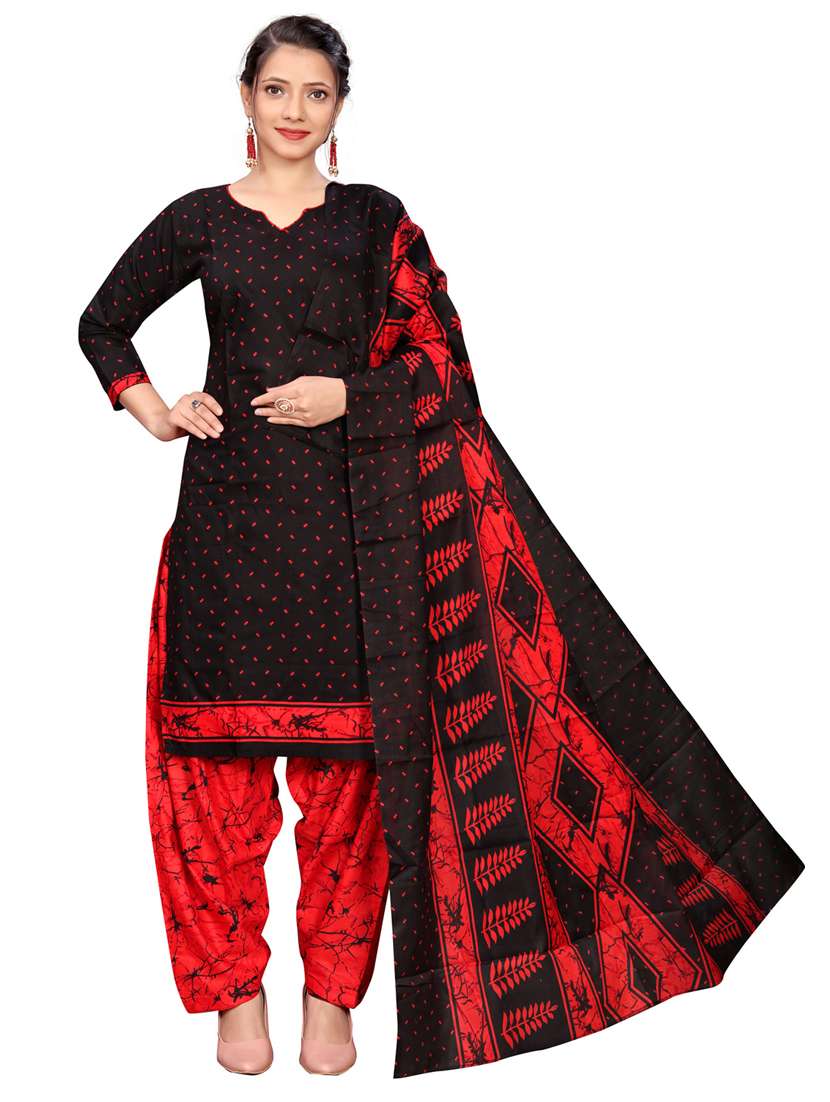 women three quarter sleeve kurta salwar with dupatta set