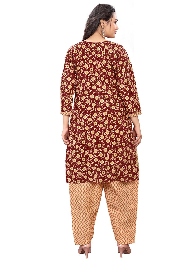 women floral kurta salwar set with dupatta - 21558185 - Standard Image - 2