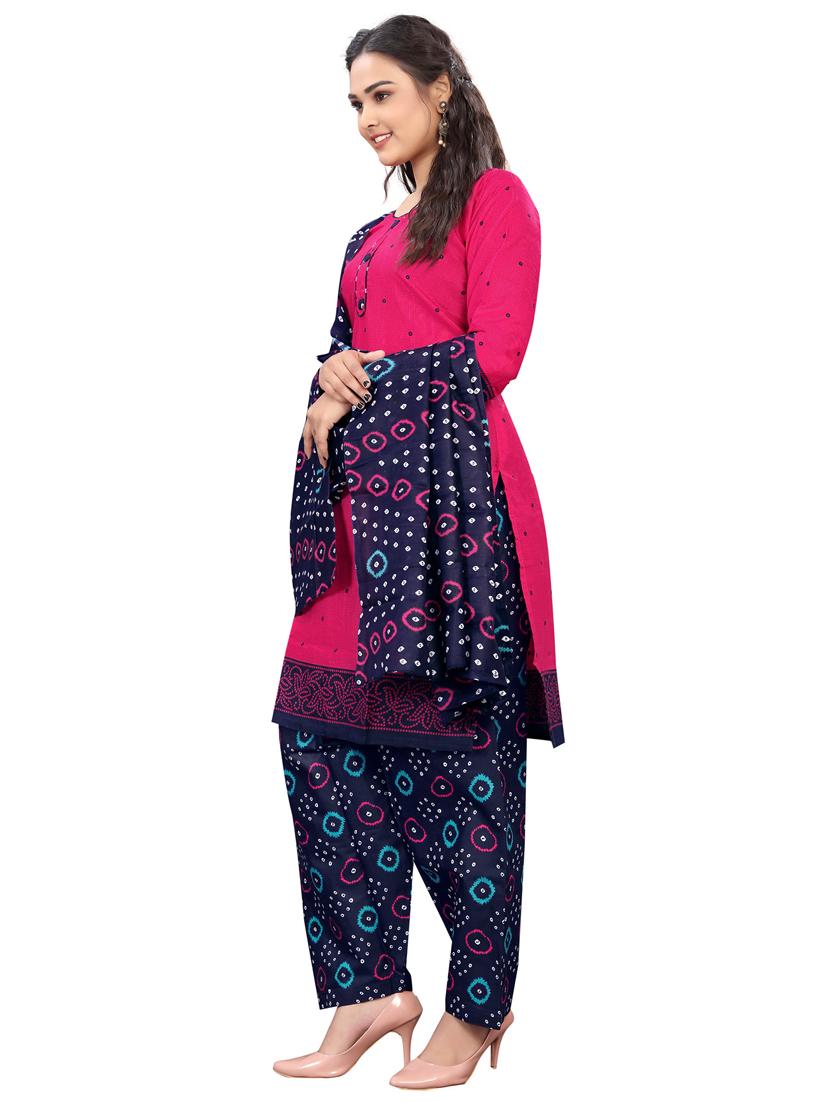 women three quarter sleeve kurta pant with dupatta set - 21558231 - Standard Image - 2