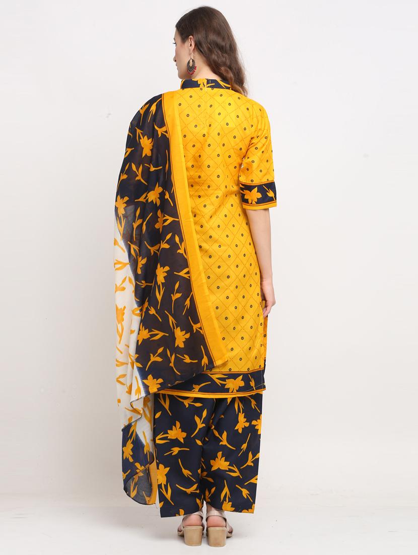 women printed kurta salwar set with dupatta - 21558253 - Standard Image - 2