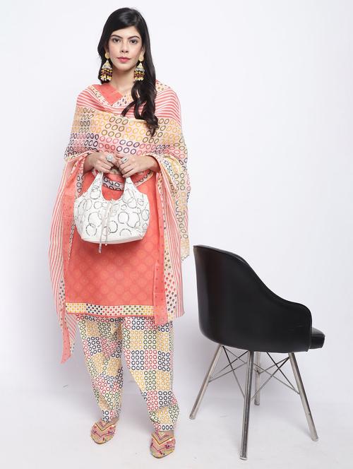 women printed kurta salwar set with dupatta - 21558505 - Standard Image - 0
