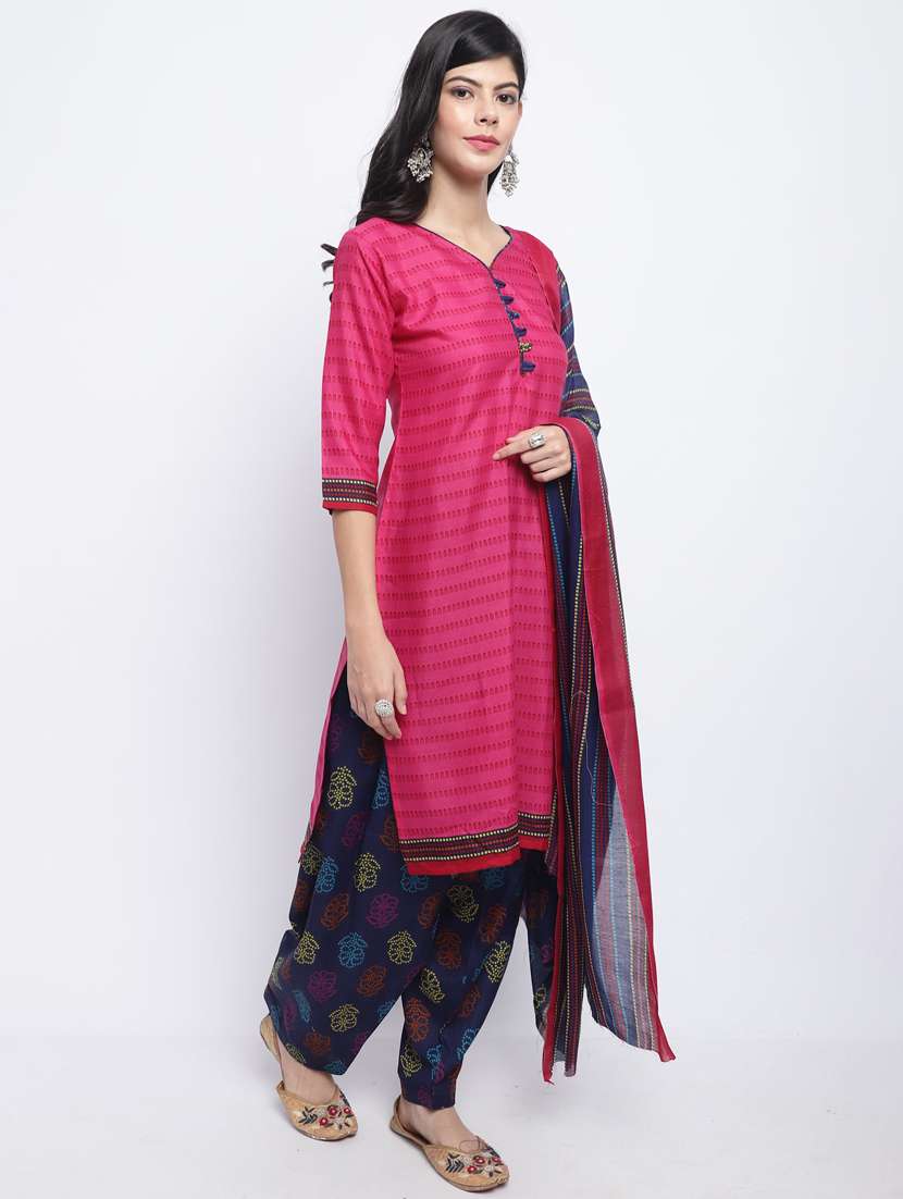 women printed kurta salwar set with dupatta - 21558511 -  Standard Image - 2