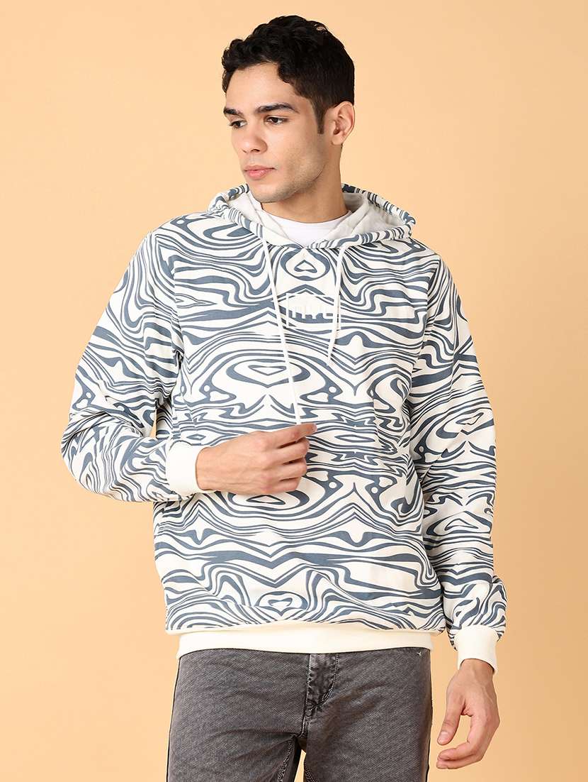 men long sleeves printed sweatshirt