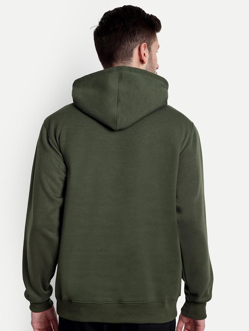 men solid hooded sweatshirt - 21561029 - Standard Image - 2