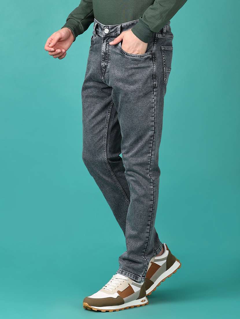 grey cotton jeans - 21561451 - Standard Image - 2