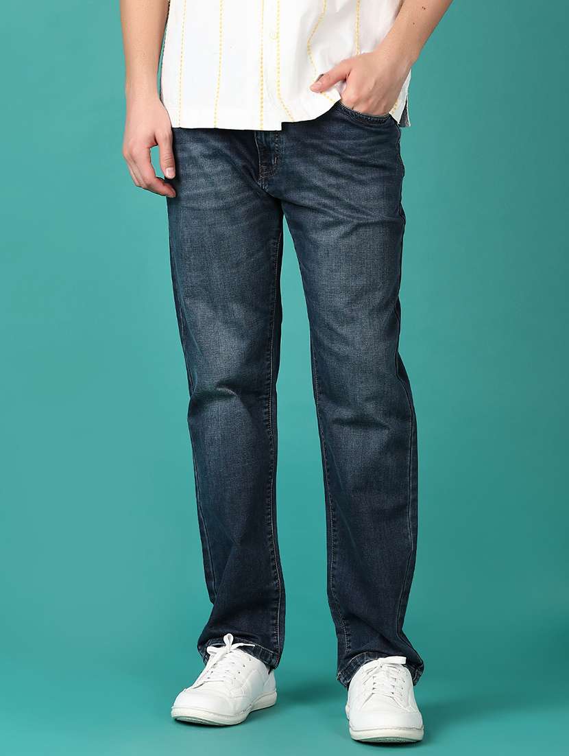 blue cotton jeans