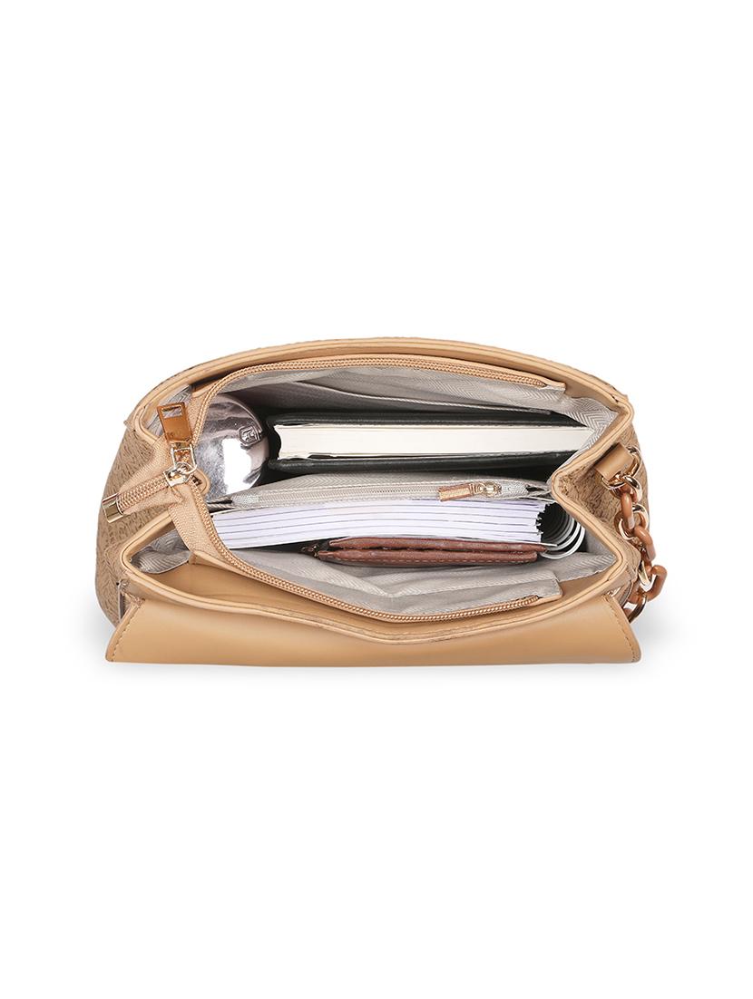 beige textured backpack - 21562331 - Standard Image - 2