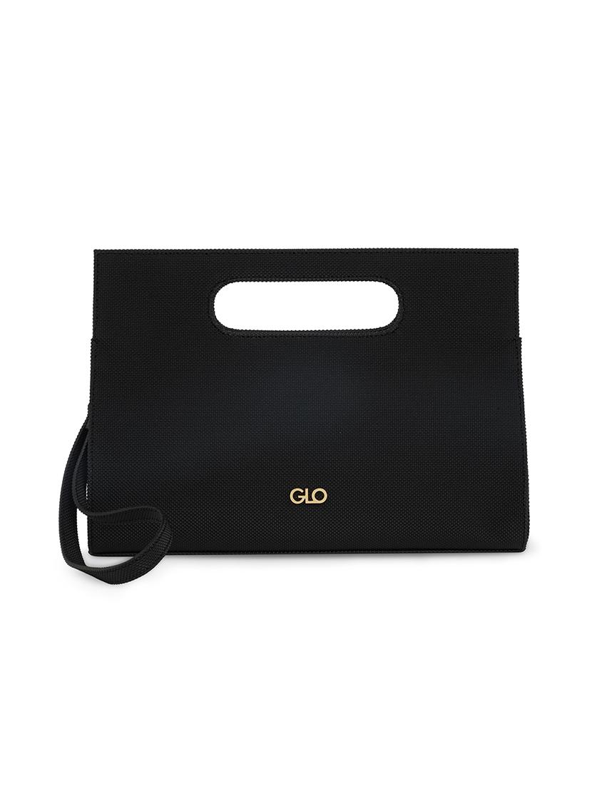 women black pu solid handbag - 21562340 -  Zoom Image - 0