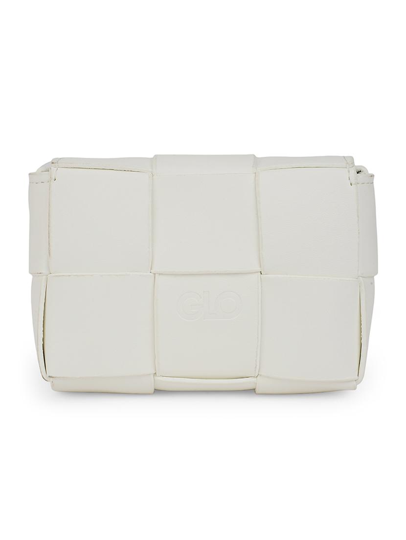 white leatherette (pu) sling bag - 21562361 -  Zoom Image - 0