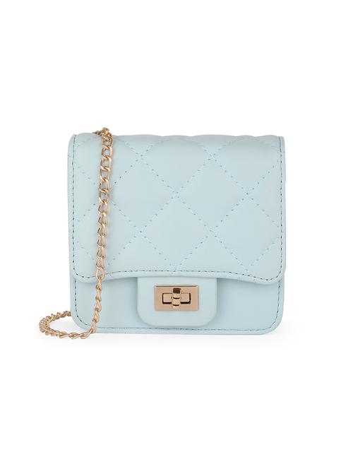 blue leatherette (pu) sling bag - 21562364 -  Standard Image - 0