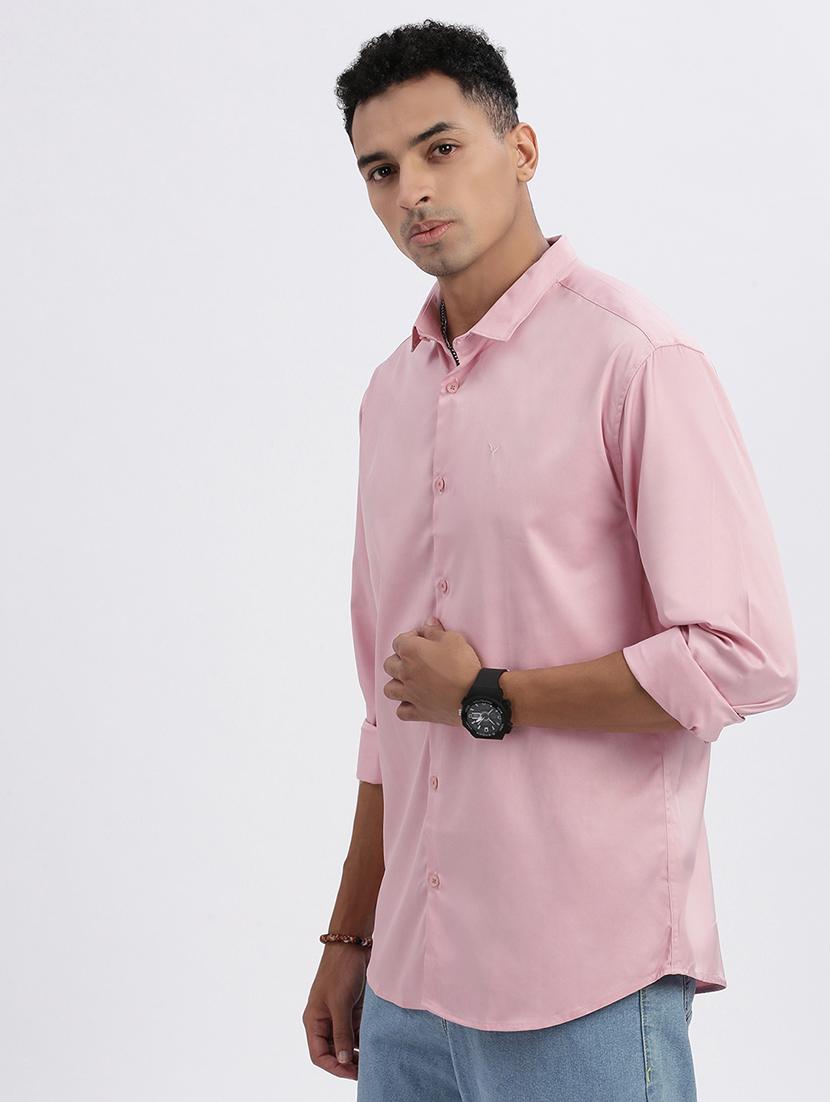 men solid long sleeve casual shirt - 21562579 - Standard Image - 2