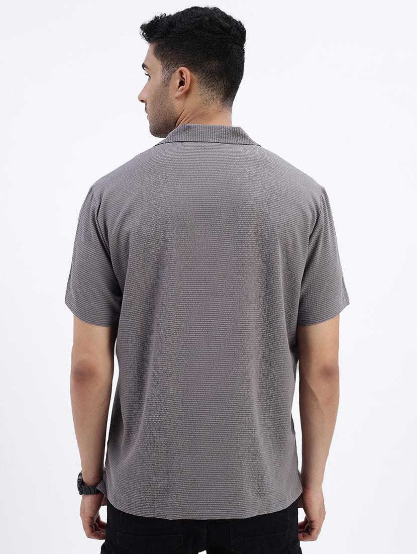 men self design short sleeve casual shirt - 21562582 - Standard Image - 2