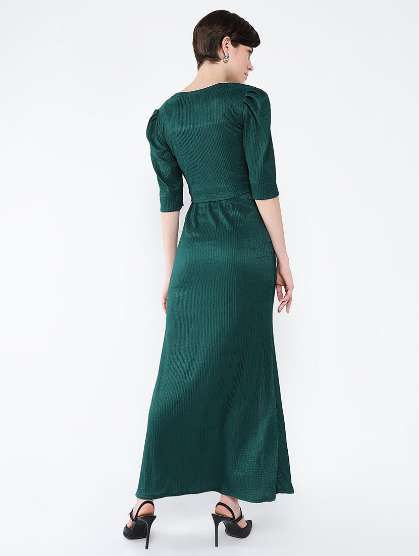 women solid sleeveless a-line dress with shrug - 21562695 - Standard Image - 2