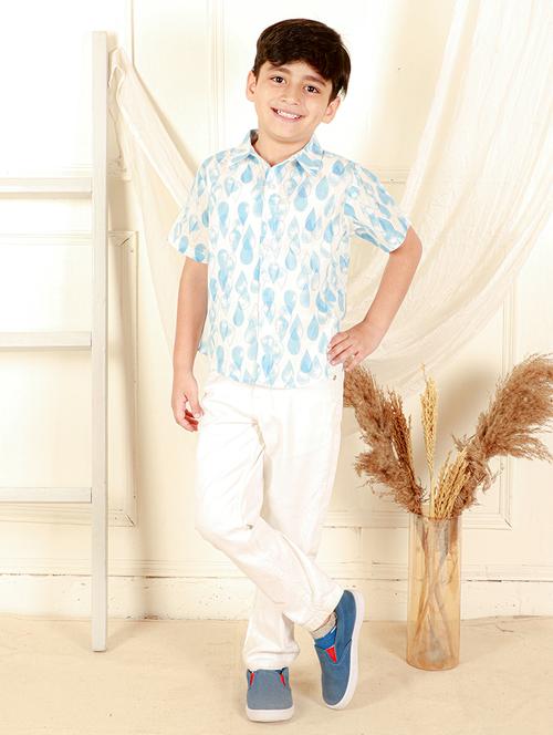 boys printed short sleeve shirt - 21562830 - Standard Image - 0