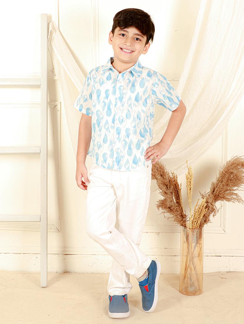 boys printed short sleeve shirt - 21562830 - Zoom Image - 0