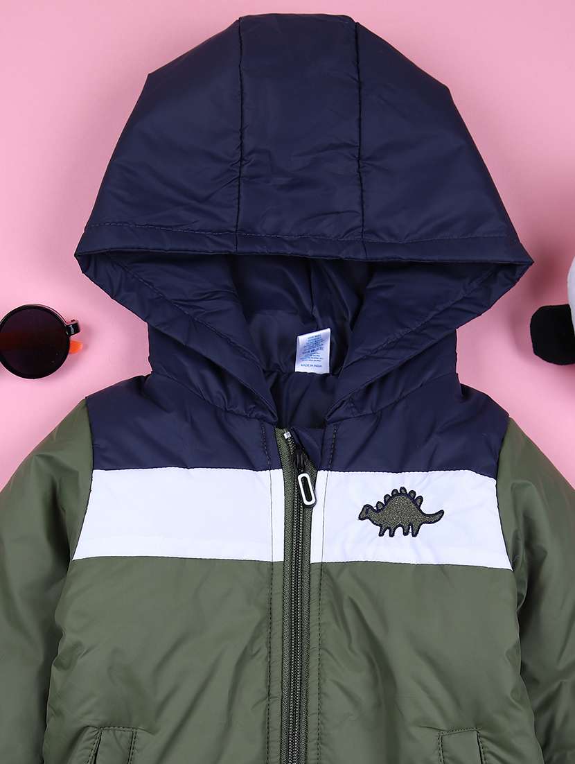 boys color block long sleeve bomber jacket - 21562875 -  Standard Image - 2