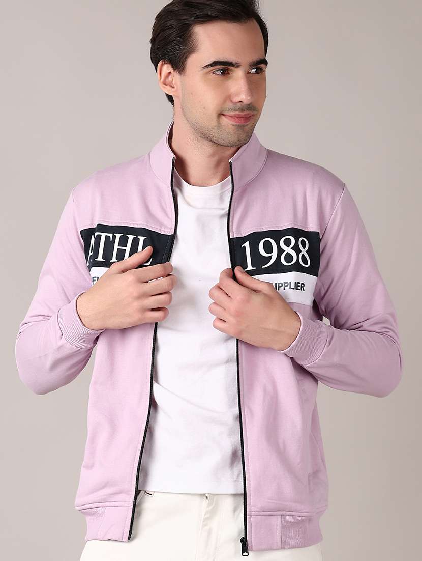 men long sleeve color block sweatshirt - 21562886 -  Standard Image - 2