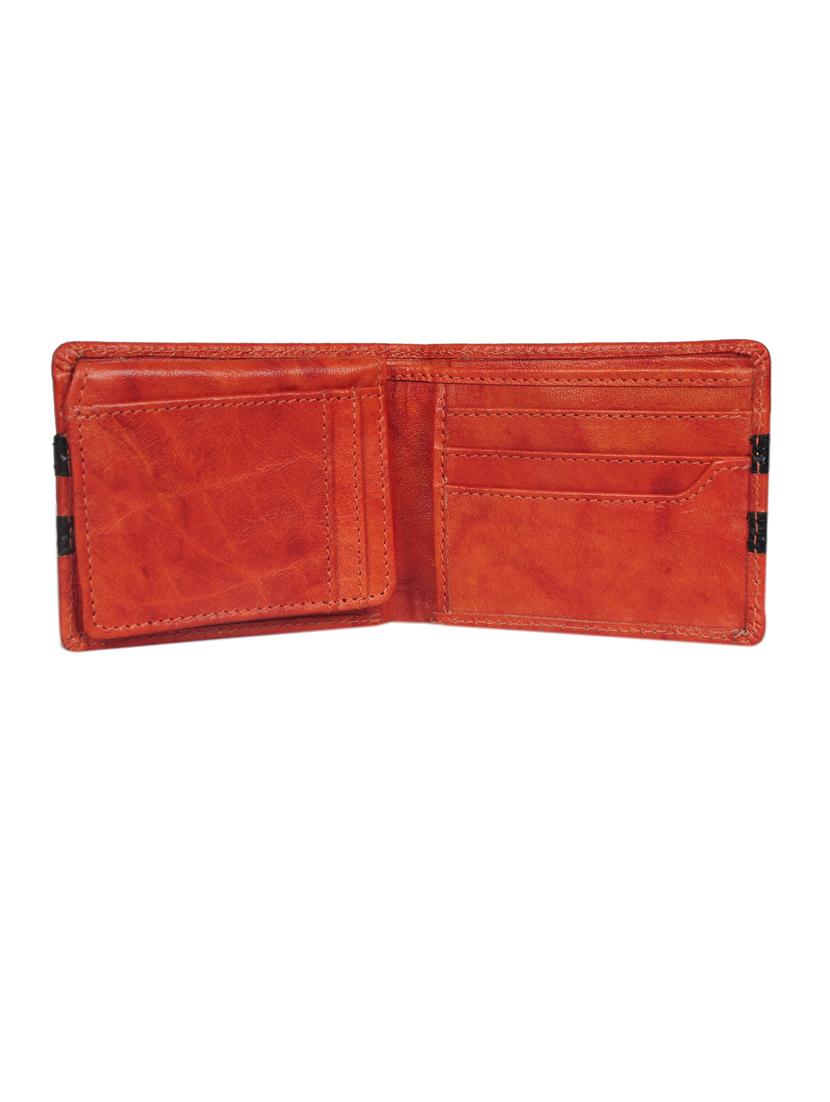 orange leather wallet - 21563278 - Standard Image - 2