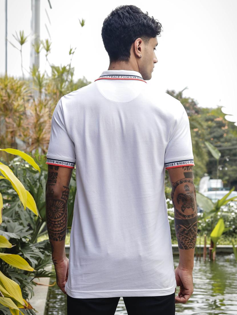 men solid short sleeves polo t-shirt - 21563326 - Standard Image - 2