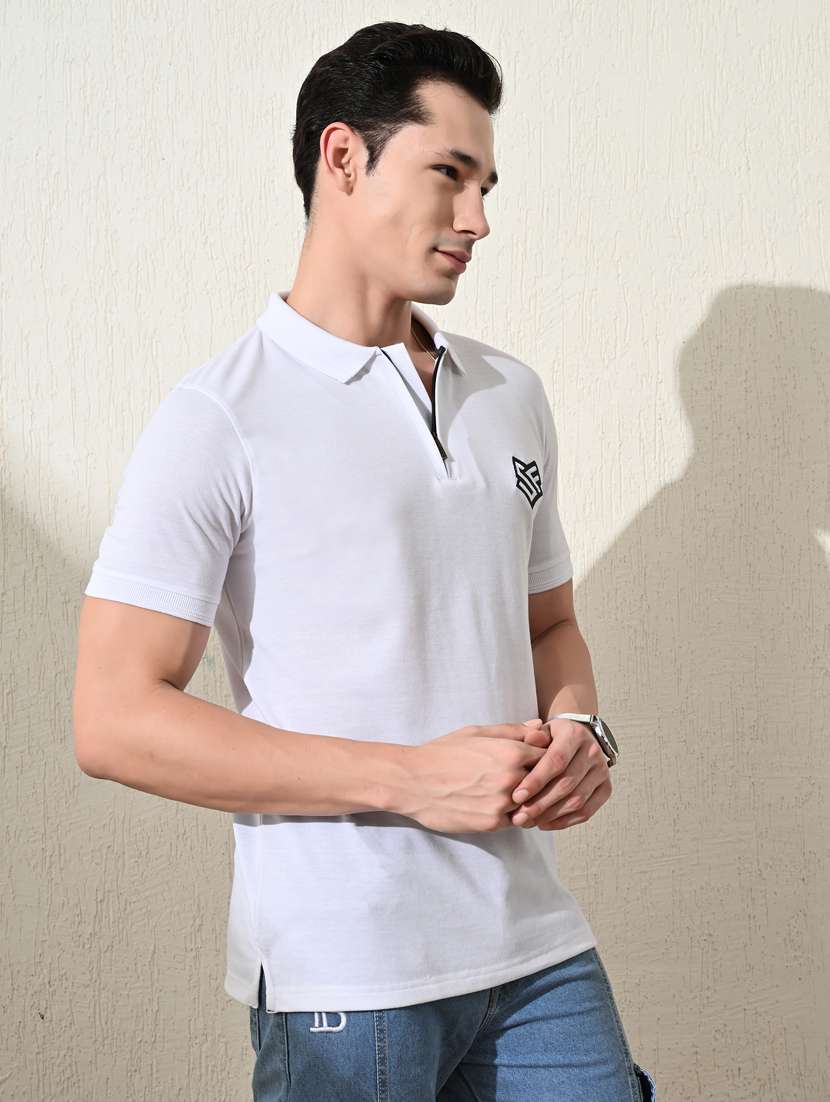 men short sleeves plain polo t-shirt - 21563493 -  Standard Image - 2