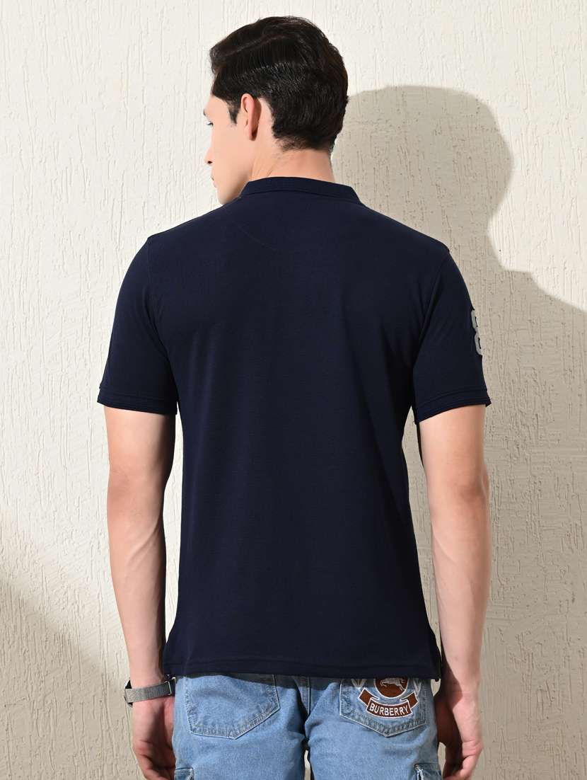 men short sleeves plain polo t-shirt - 21563496 -  Standard Image - 2