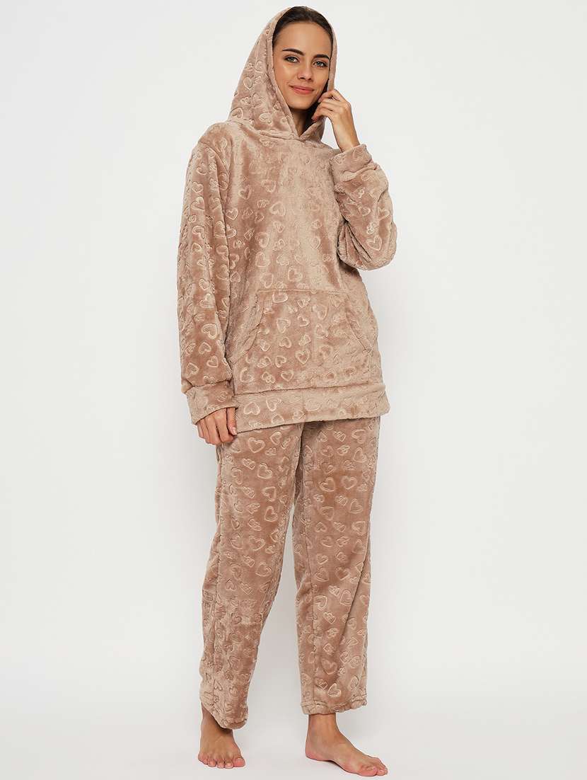 women long sleeve self-designed nightwear set - 21564078 -  Standard Image - 2