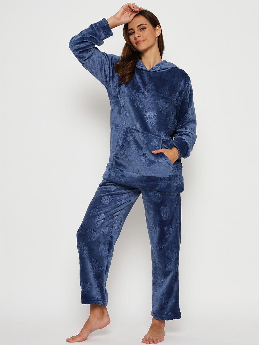 women long sleeve self-designed nightwear set - 21564079 - Standard Image - 2