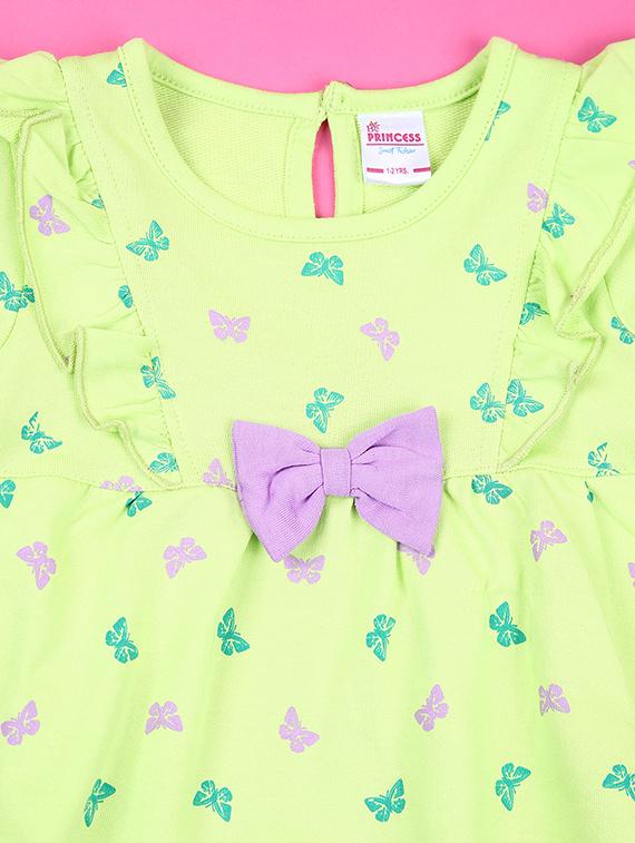 girls printed top & leggings full length set - 21564174 - Standard Image - 2