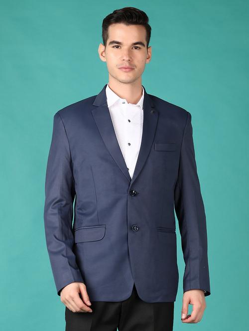 men solid single breasted formal blazer - 21564854 - Standard Image - 0