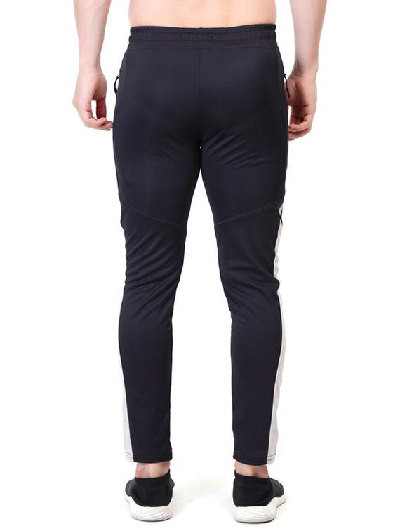 men color block regular fit full length track pants - 21565121 - Standard Image - 2