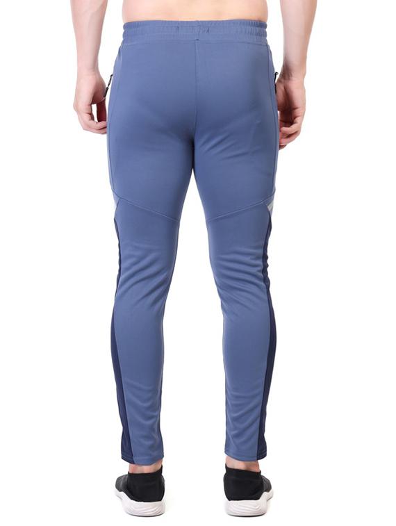 men color block regular fit full length track pants - 21565128 - Standard Image - 2