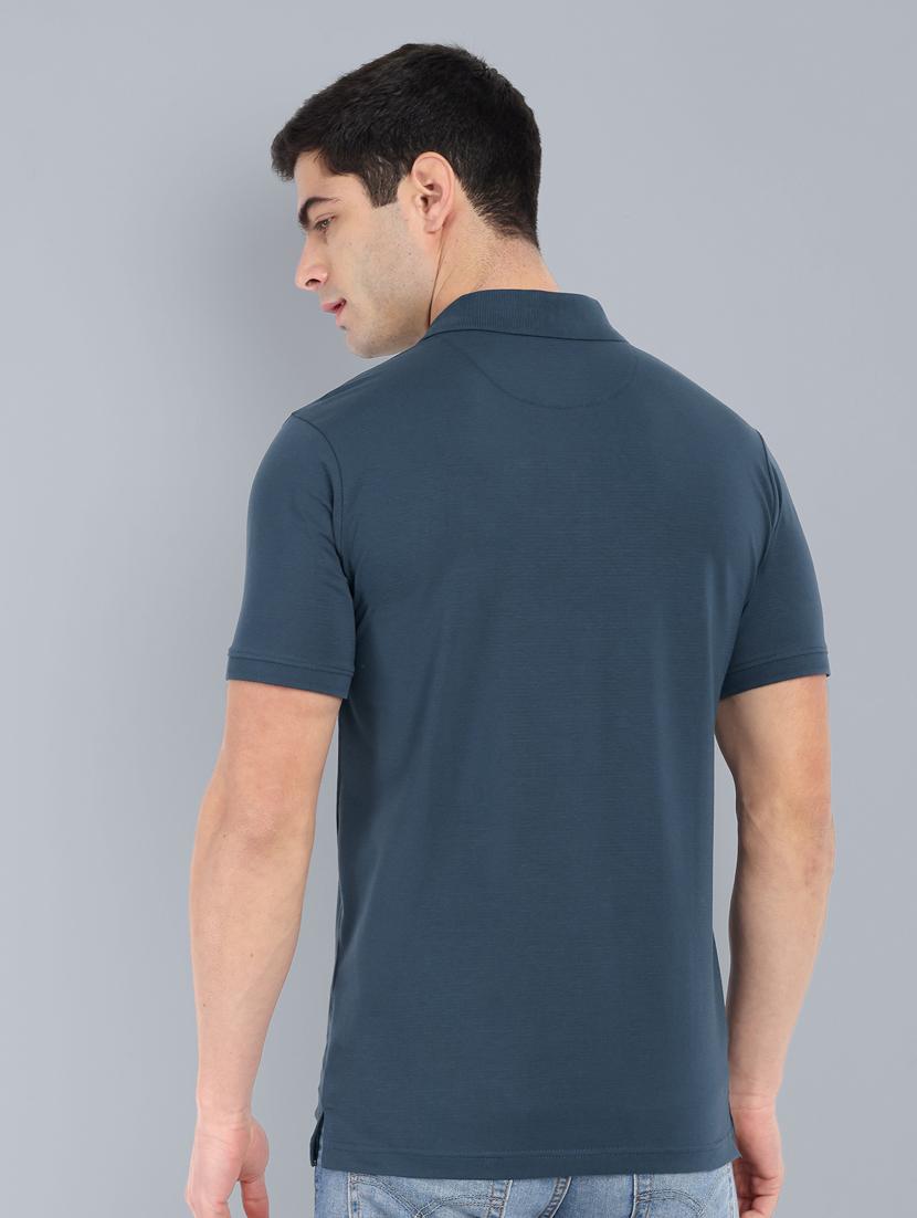 men solid short sleeves polo t-shirt - 21565172 - Standard Image - 2