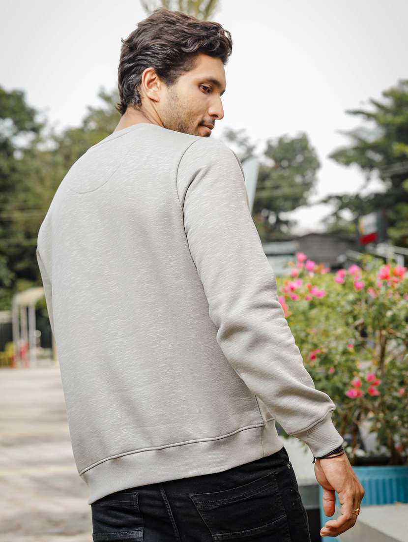 men round neck typographic sweatshirt - 21566934 -  Standard Image - 2