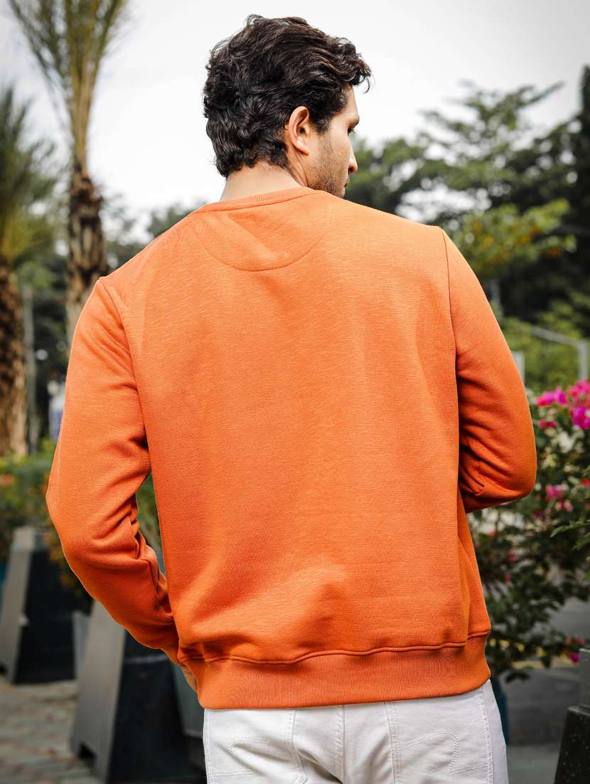 men round neck typographic sweatshirt - 21566936 -  Standard Image - 2