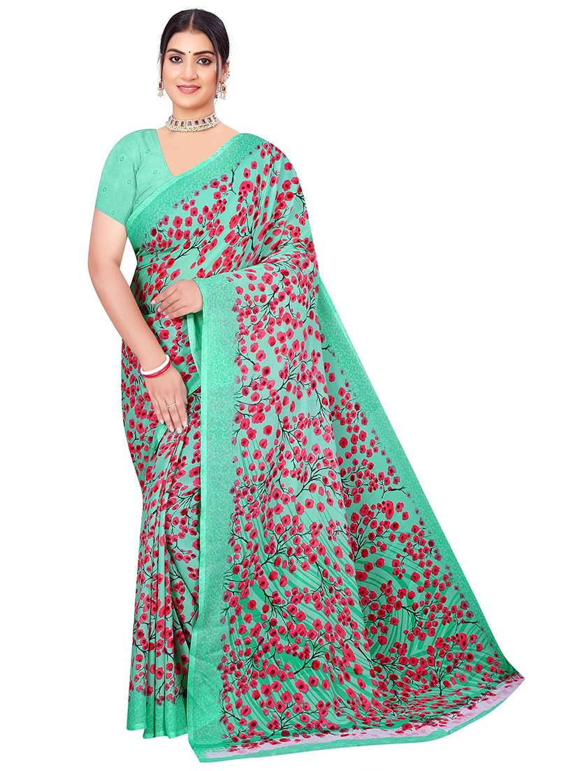 women floral printed saree  - 21567556 -  Standard Image - 2