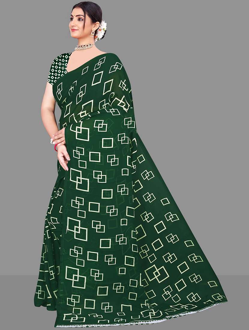women geometric printed saree - 21567583 - Standard Image - 2