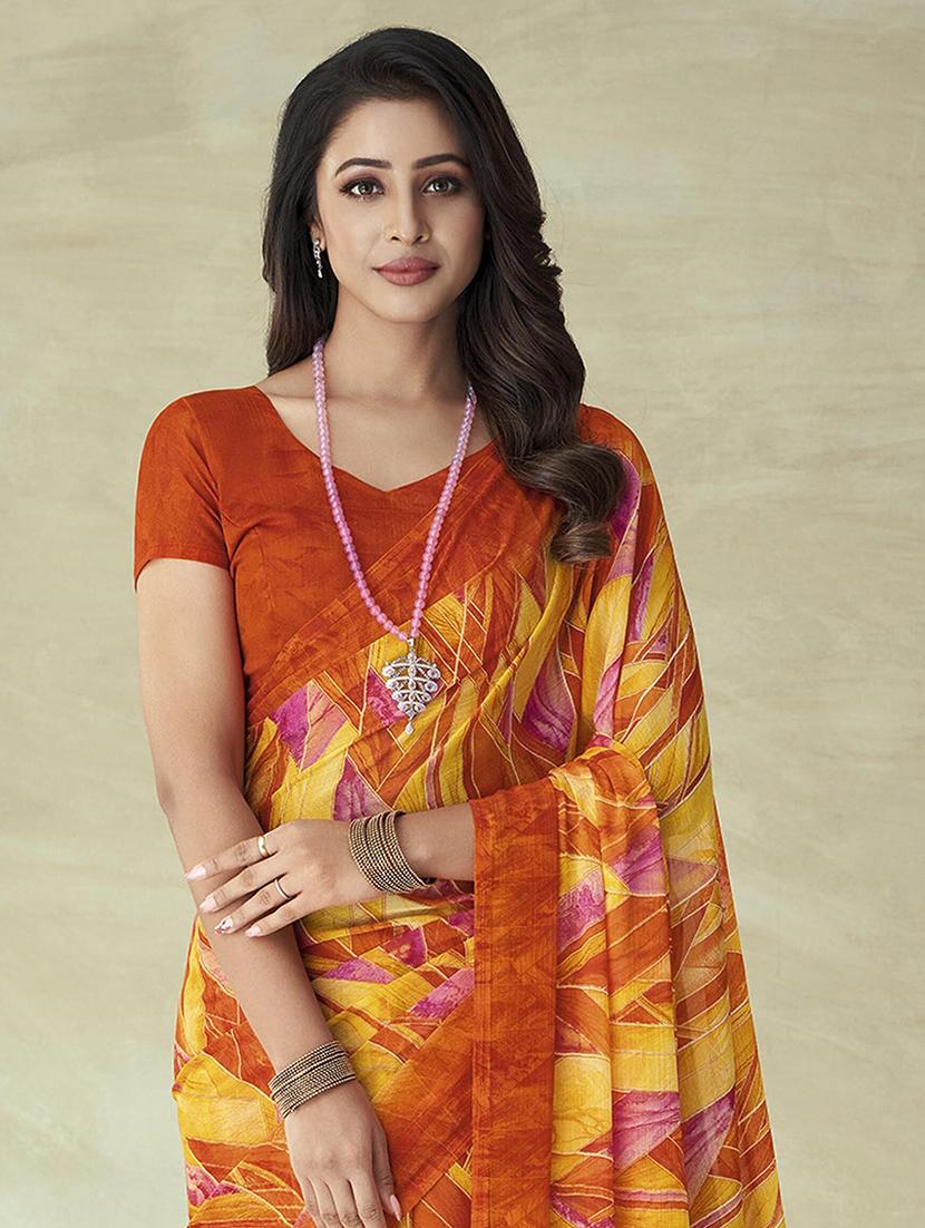 women geometric printed saree - 21567683 - Standard Image - 2