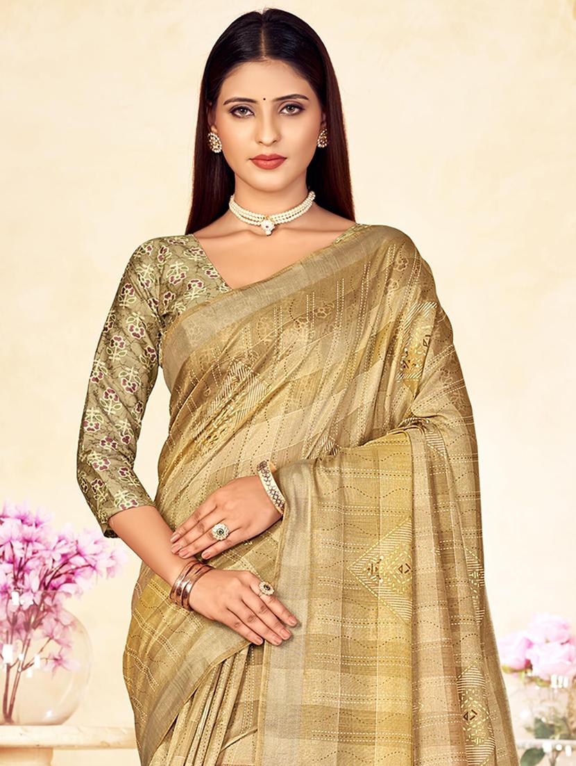 women printed saree - 21567761 - Standard Image - 2