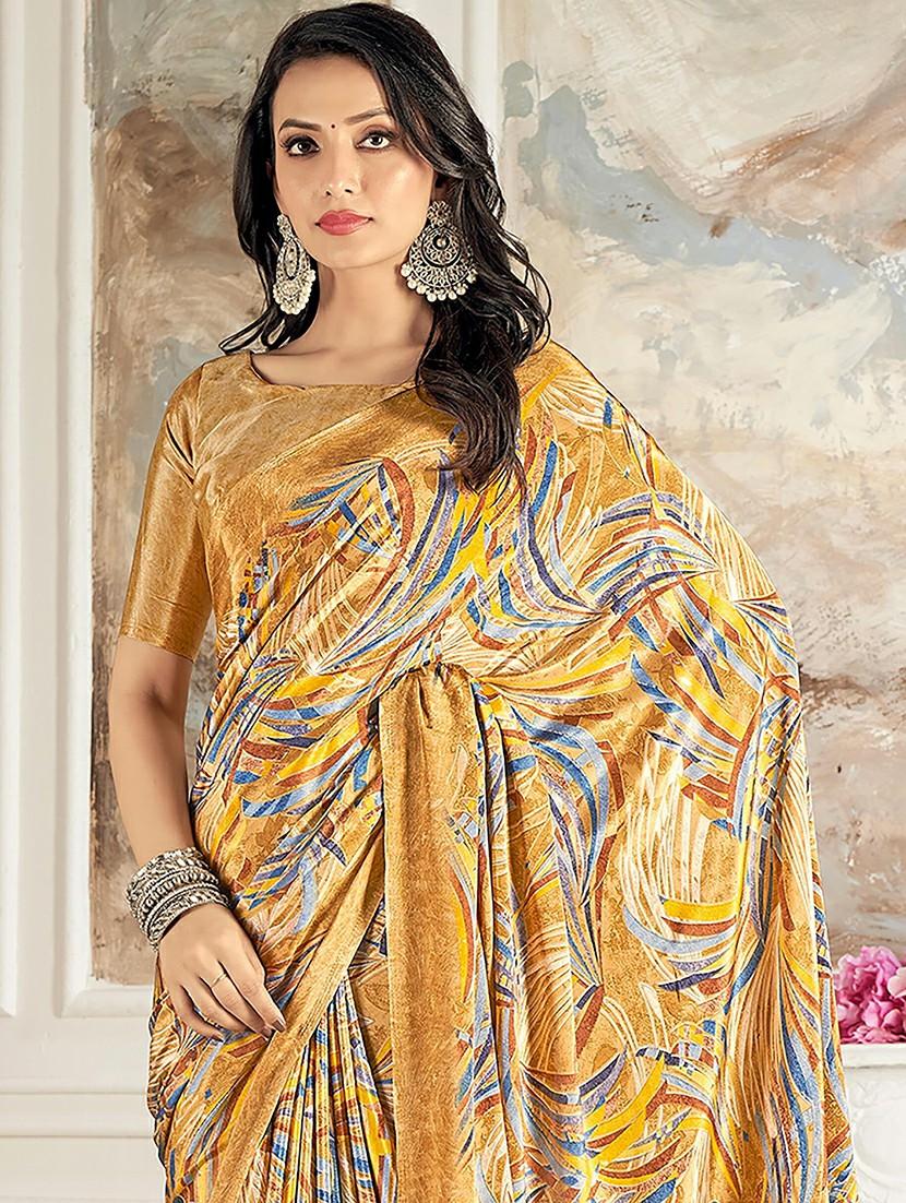 women abstract printed saree - 21567792 - Standard Image - 2