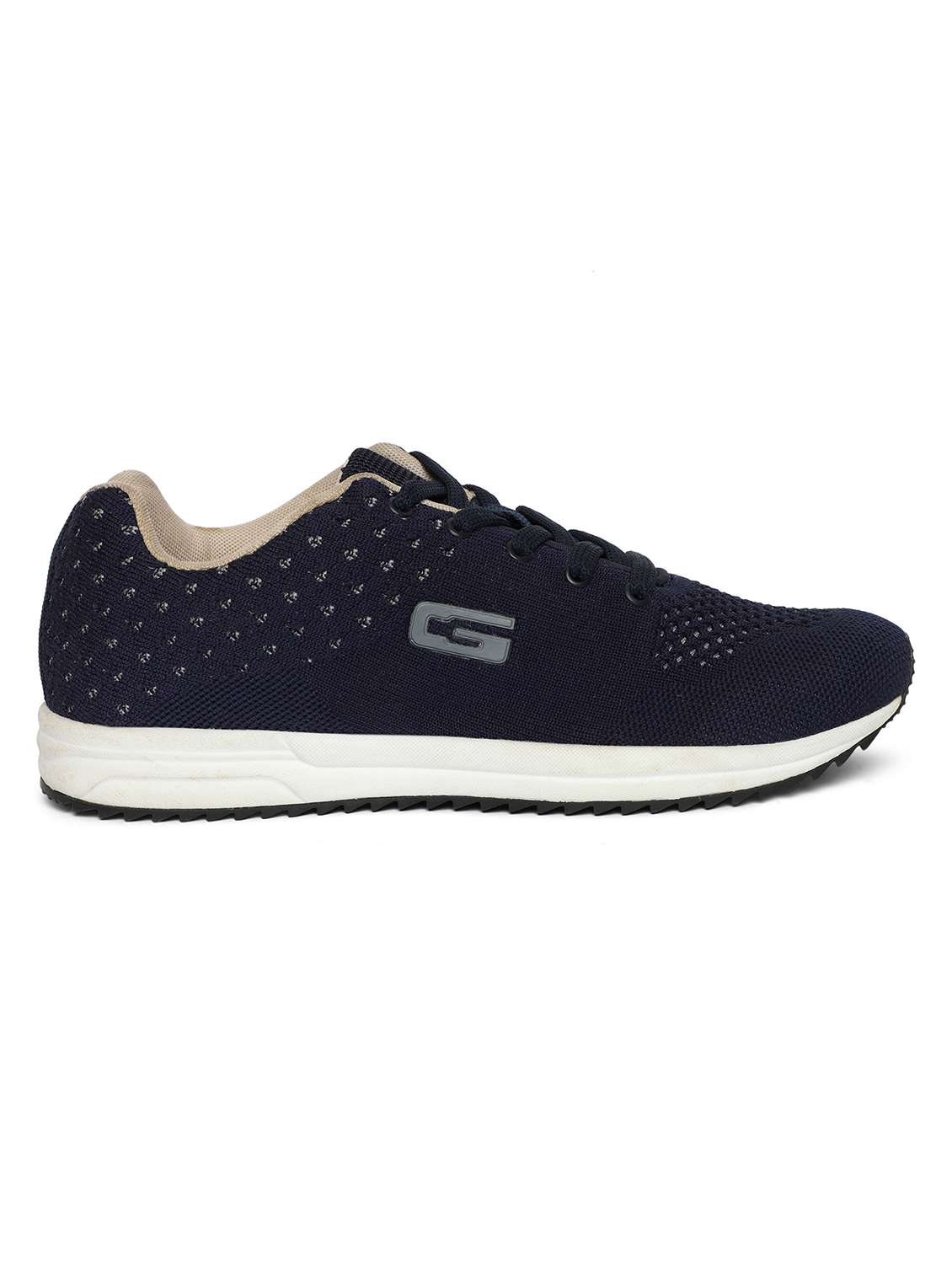 men navy blue running sport shoes - 21567862 -  Standard Image - 2