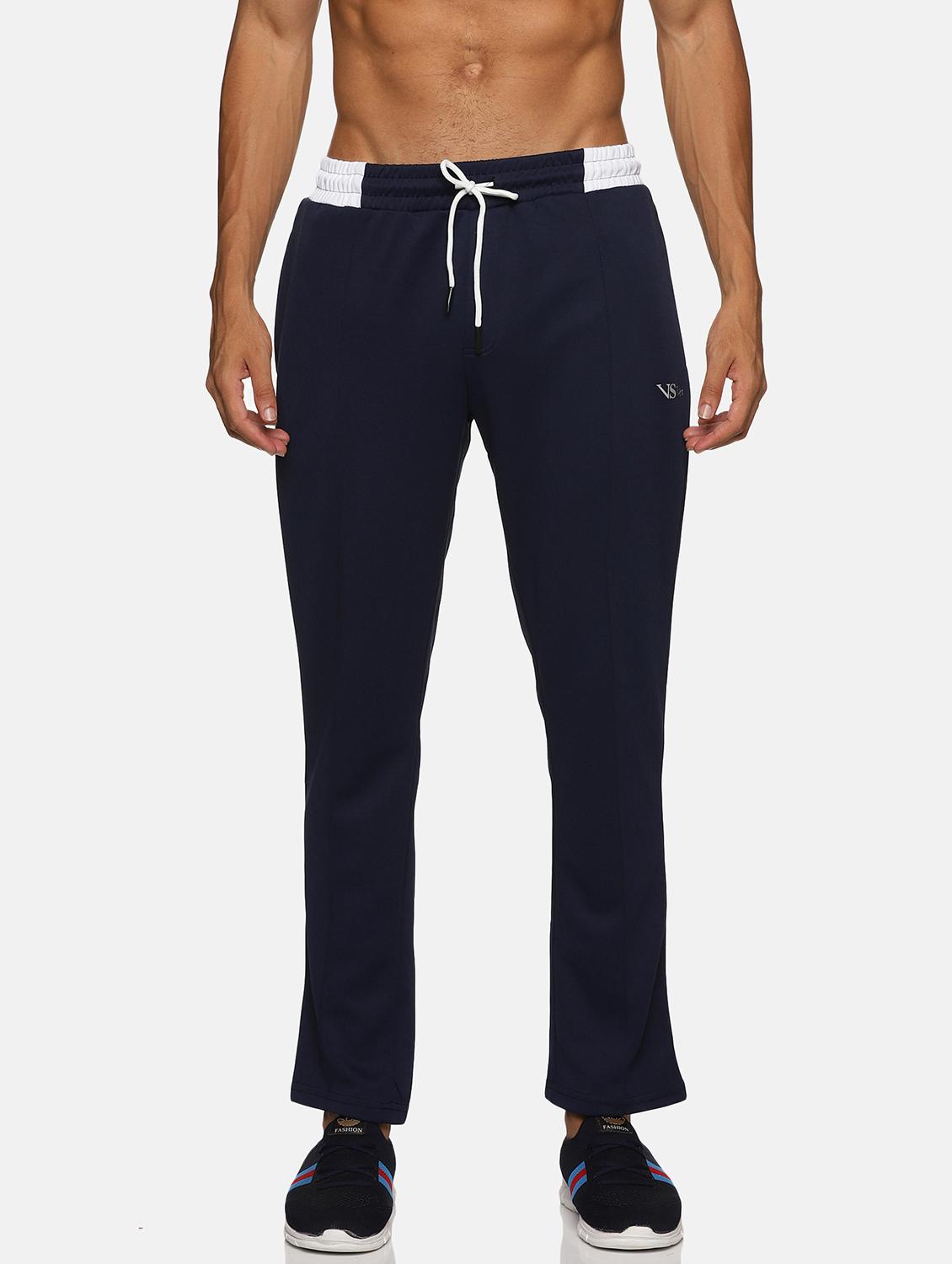 navy blue polyester ankle length track pant - 21567920 - Zoom Image - 0