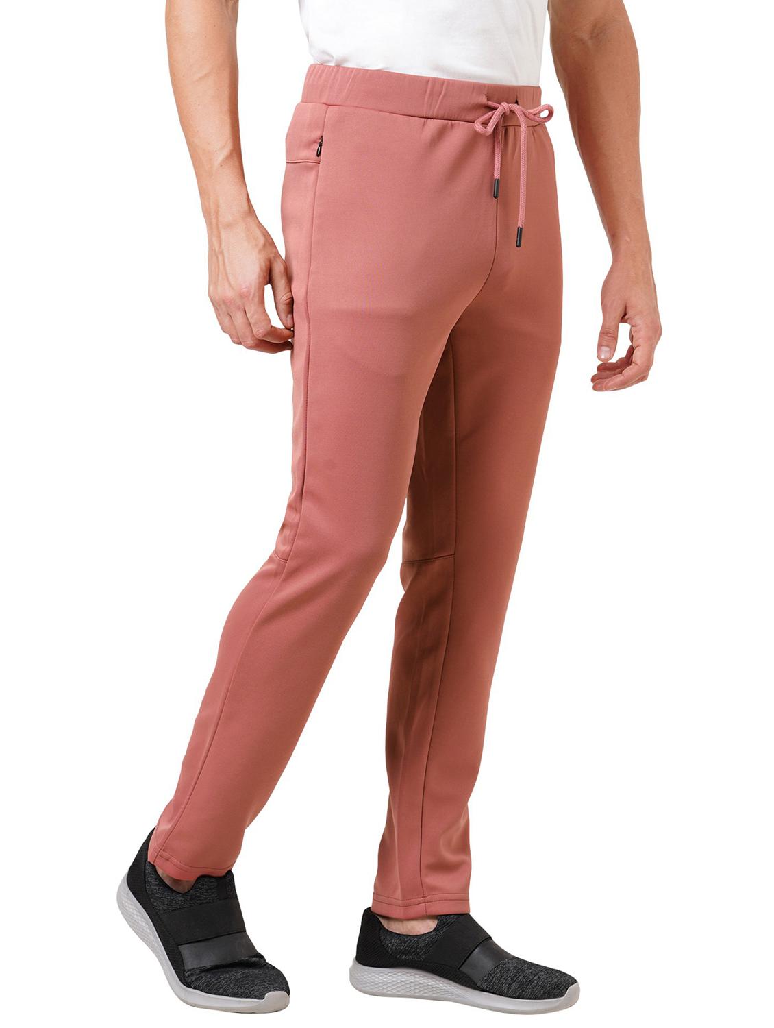 pink polyester ankle length track pant - 21567930 - Standard Image - 2