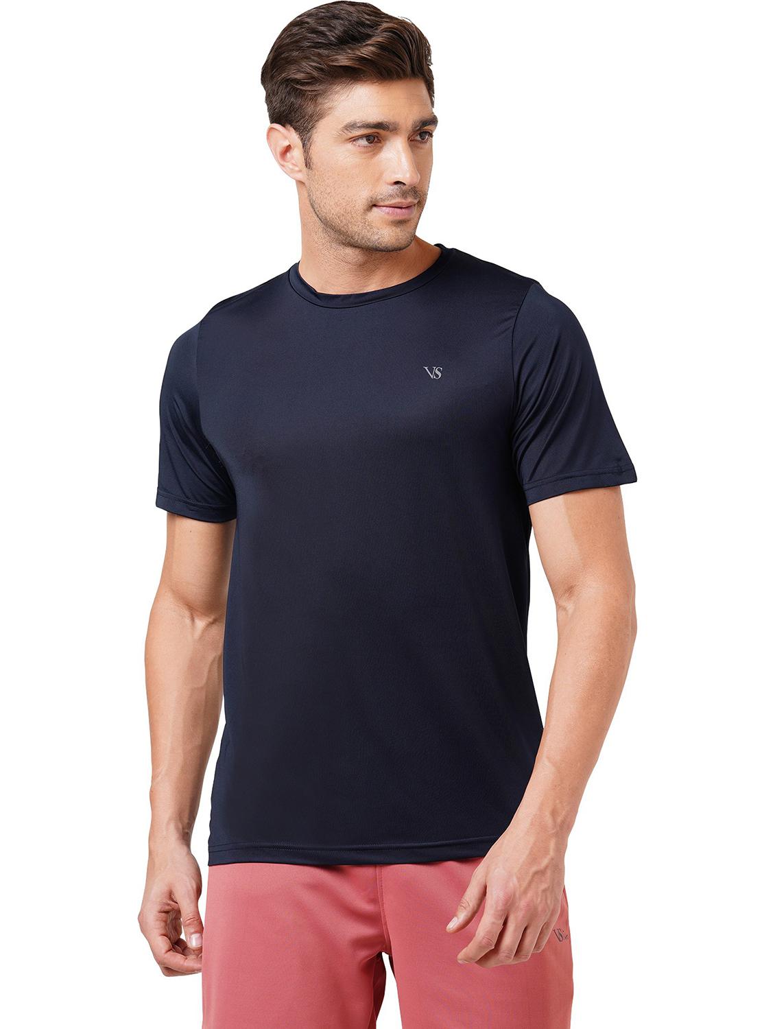 blue polyester front print tshirt - 21567960 - Zoom Image - 0