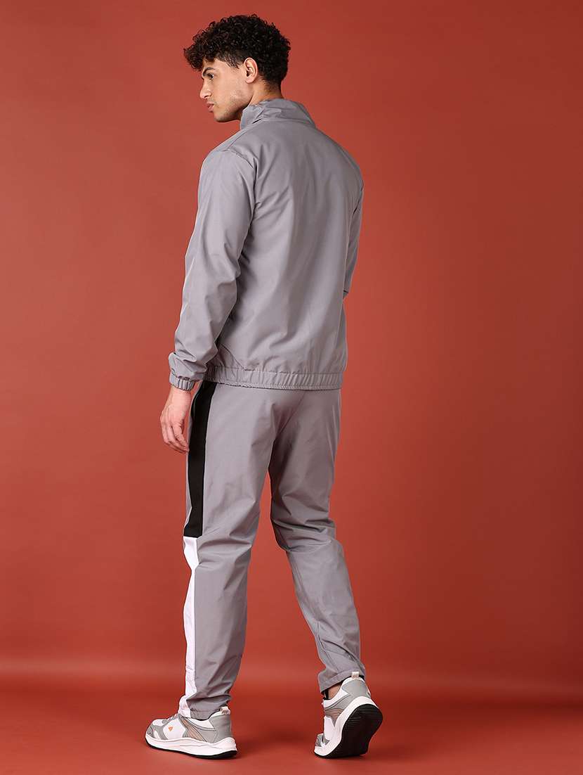 men color block full length track suit - 21569637 -  Standard Image - 2