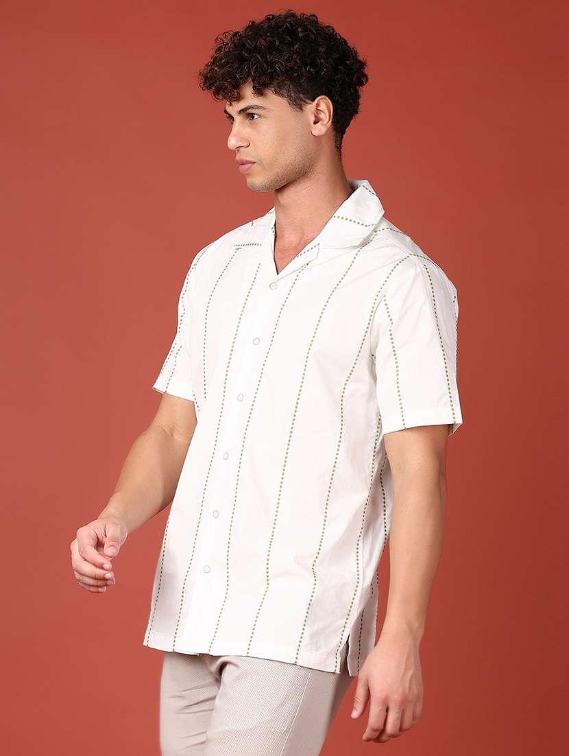 men striped short sleeve shirt - 21569715 -  Standard Image - 2