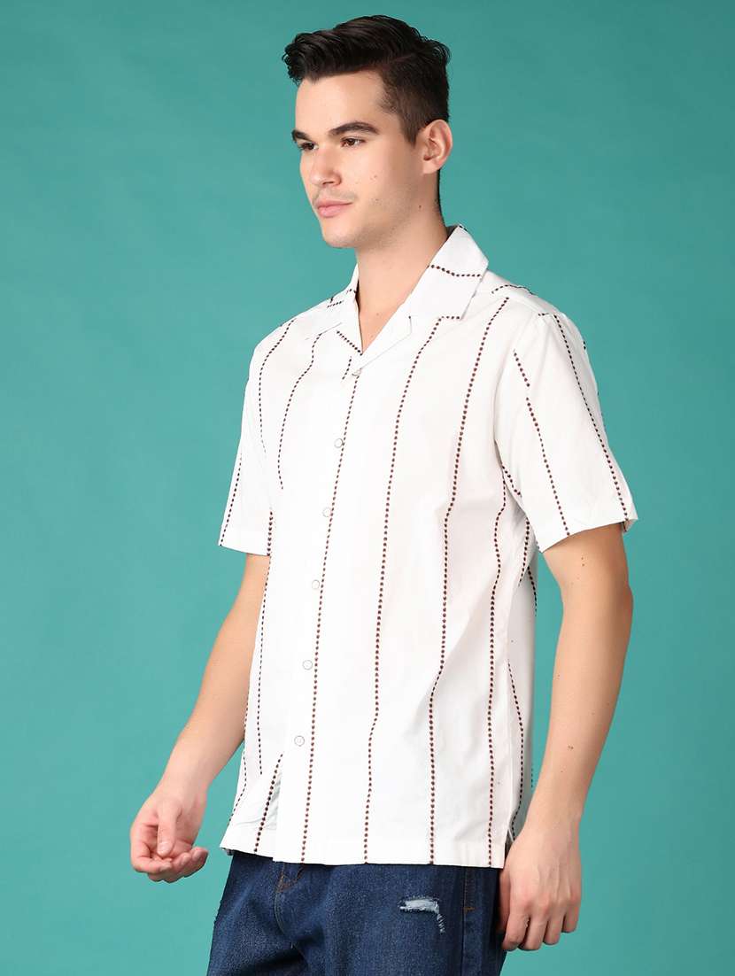 men striped short sleeve shirt - 21569717 -  Standard Image - 2